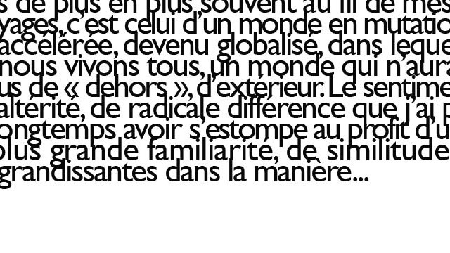 A text on my practice (in French) // Sept 2014